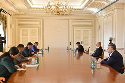 Prezident İlham Əliyev Qırğızıstan Nazirlər Kabinetinin sədr müavinini qəbul edib - Yenilənib