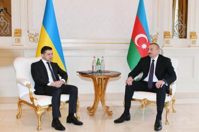 Prezident İlham Əliyev Zelenskiyə təbrik məktubu ünvanlayıb