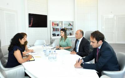 Anar Kərimov Dünya Bankının Azərbaycan üzrə ölkə meneceri ilə görüşüb