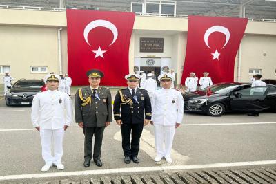 Türkiyədə miçman məktəbini bitirən hərbi qulluqçularımıza diplomlar təqdim edilib - Foto