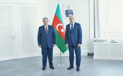 Anar Kərimov Misir səfiri ilə görüşüb