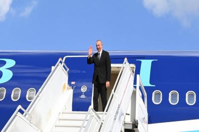 Prezident İlham Əliyevin İtaliyaya səfəri başa çatıb