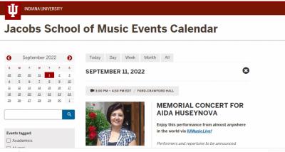 Amerikada azərbaycanlı musiqişünas yad ediləcək