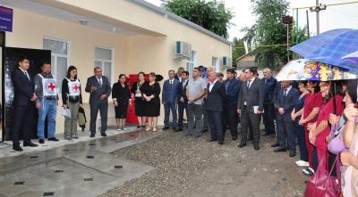 Ağsatfanın Tatlı kəndinin yeniləşmiş həkim məntəqəsinin açılışı olub