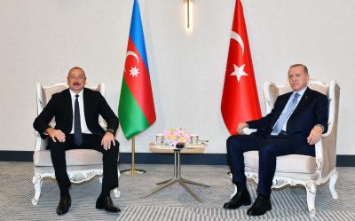 Prezident İlham Əliyev və Ərdoğan arasında görüş olub - Yenilənib