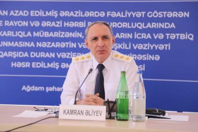 Kamran Əliyev azad olunmuş ərazilərin prokurorlarına tapşırıqlar verib