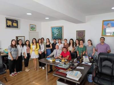 Şair Rüstəm Behrudi ilə görüş keçirilib
