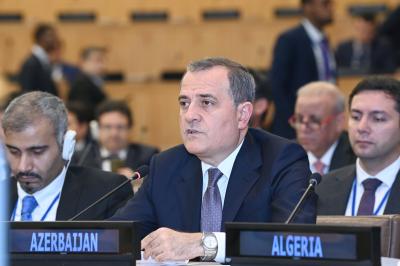Ceyhun Bayramov müsəlman ölkələrindəki toqquşmalardan Azərbaycanın narahat olduğunu bildirib - Foto