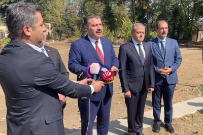 Türkiyənin səhiyyə naziri Fəxrəddin Qoca Şuşaya səfər edib
