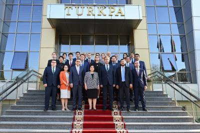 Sahibə Qafarova TÜRKPA Katibliyinin fəaliyyəti ilə tanış olub