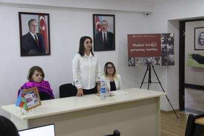 Mədəni irsi qorumaq naminə...
