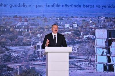 İşğaldan azad edilmiş bütün şəhərlərin baş planları hazırlanıb və təsdiqlənib