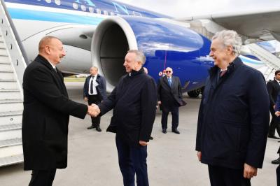 Prezident İlham Əliyev Rusiyaya işgüzar səfər edib - Yenilənib