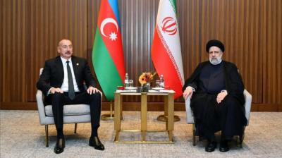 Prezident İlham Əliyevin Astanada İbrahim Rəisi ilə görüşü olub -  YENİLƏNİB