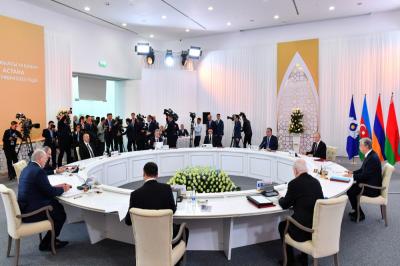 Prezident İlham Əliyev MDB Dövlət Başçıları Şurasının iclasında çıxış edib -  YENİLƏNİB -2