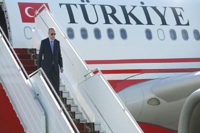 Türkiyə Prezidentinin təyyarəsi Zəngilan aeroportuna enib