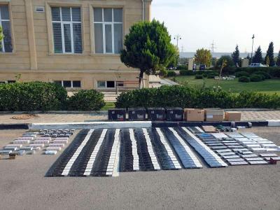 Ölkə ərazisinə qanunsuz yollarla gətirilən külli miqdarda siqaret aşkar edilib