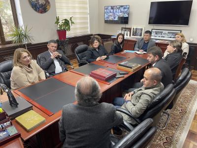 Mədəniyyət və İncəsənət Universitetinin nümayəndə heyəti Özbəkistanda