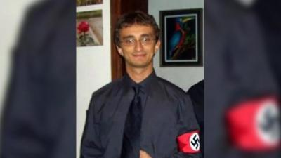Nasist sarğı ilə fotosu olan yeni nazir müavini müzakirə olunur