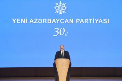 YAP-ın 30 illiyi münasibətilə tədbir keçirilib, Prezident İlham Əliyev tədbirdə çıxış edib -  YENİLƏNİB