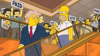 Simpsonlar Trampın 2024-cü il prezidentliyə namizədliyini proqnozlaşdırdığını iddia edib