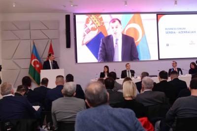 Belqradda Serbiya-Azərbaycan biznes forumu keçirilib