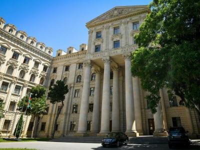 Azərbaycan XİN Fransanın xarici işlər nazirinə cavab verib