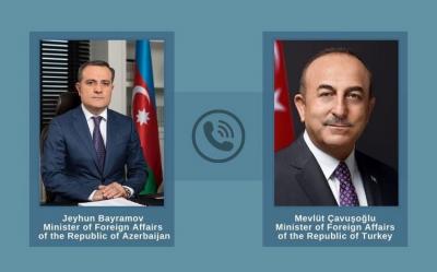 Azərbaycan və Türkiyə XİN rəhbərləri ikitərəfli və regional əməkdaşlığı müzakirə ediblər - Yenilənib
