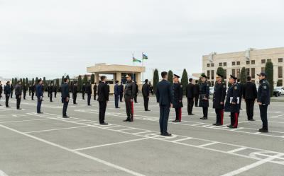 Vətən müharibəsi iştirakçıları və şəhid ailəsinin üzvü polis orqanlarında xidmətə qəbul olunub