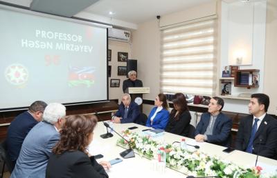 ADU-da professor Həsən Mirzəyevin 95 illiyi qeyd edilib