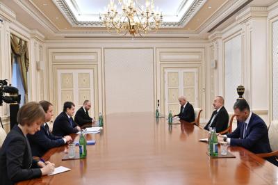 Prezident İlham Əliyev Putinin köməkçisini qəbul edib, Zəngəzur dəhlizi müzakirə olunub