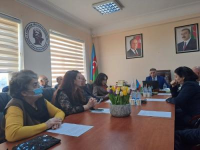 “Ömər Faiq Nemanzadənin yaradıcılığında ana dili məsələləri” mövzusunda elmi sessiya