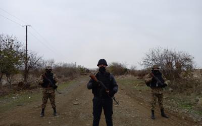 Azad edilmiş ərazilərə qanunsuz keçmək istəyən 5 nəfər həbs olunub