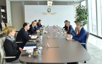 Britaniya şirkətlərinin Qarabağdakı layihələrdə iştirakı müzakirə edilib