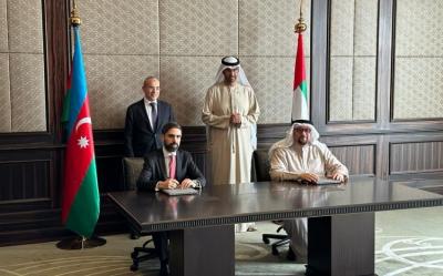 SOCAR ilə “Masdar” şirkəti arasında bərpa olunan enerji mənbələrinə dair Birgə işlənmə sazişləri imzalanıb