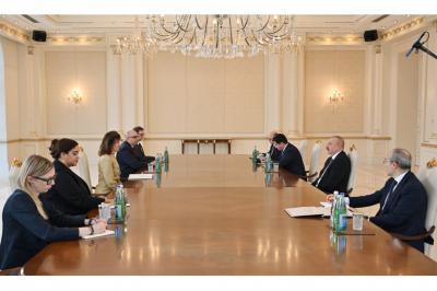 Prezident İlham Əliyev ABŞ Dövlət katibinin nümayəndəsini qəbul edib YENİLƏNİB