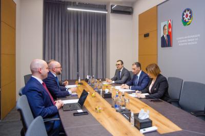 Nazir Asiya İnfrastruktur İnvestisiya Bankının vitse-prezidenti ilə görüşüb