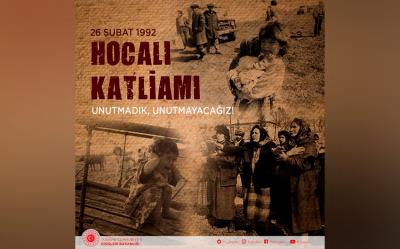 Türkiyə XİN: “Xocalıda qətlə yetirilən azərbaycanlı qardaşlarımızın ağrısını hələ də ürəyimizdə hiss edirik”