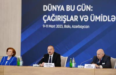 İlham Əliyev: "Nizami Gəncəvinin müdrikliyi və istedadı Azərbaycan xalqının müdrikliyinin və istedadının təzahürüdür"