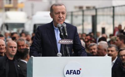 Ərdoğan zəlzələdən sonra Türkiyəyə yardım edən ölkələrə təşəkkür edib