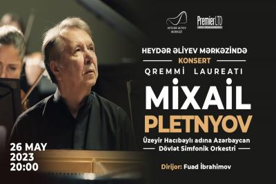 Məşhur pianoçu Heydər Əliyev Mərkəzində çıxış edəcək