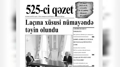 “525-ci qəzet”in 29 mart sayında nələr var? -  ANONS