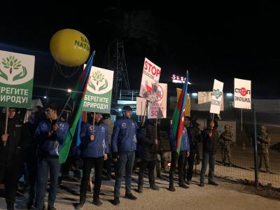 Xankəndi-Laçın yolunda etirazlar gecə saatlarında da davam edir