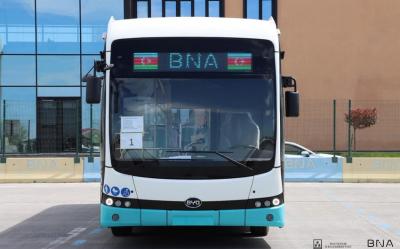 Bakıya ilk elektrik mühərrikli avtobus gətirilib