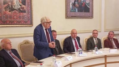 Azərbaycan Yazıçılar Birliyində “Əbədi ömrün yüz ili” kitabının təqdimatı olub