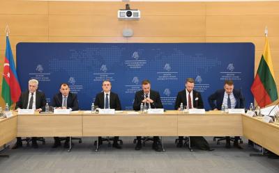 Ceyhun Bayramov Azərbaycan və Litva hökumətlərarası komissiyasının iclasında iştirak edib