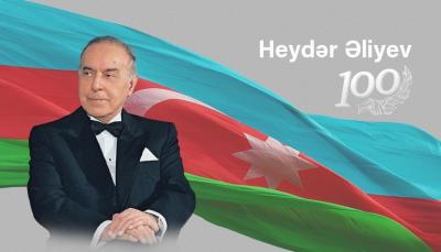Bu gün Ümummilli Lider Heydər Əliyevin 100 illik yubileyidir