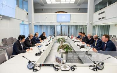Milli Məclisin deputatları Latviya Seyminin üzvləri ilə görüşüblər