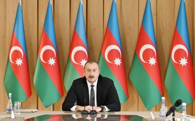 Prezident: "Azərbaycan öz milli maraqları əsasında siyasət həyata keçirir"