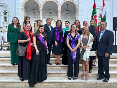 Budapeştdə Heydər Əliyevin 100 illiyi və Azərbaycanın Müstəqillik Günü qeyd edilib